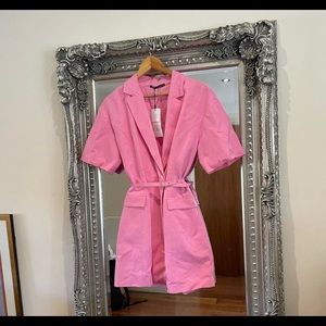 SOLD OUT ZARA blazer dress- NWT never worn, Rare pink